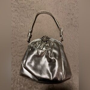 Elegant Vintage Silver Women's Evening Bag